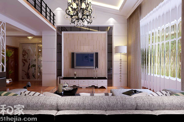 现代风格打造豪华别墅 效果图欣赏