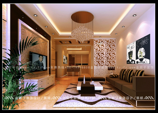 金房子-醇厚客厅