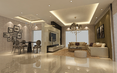 简洁实用的客厅